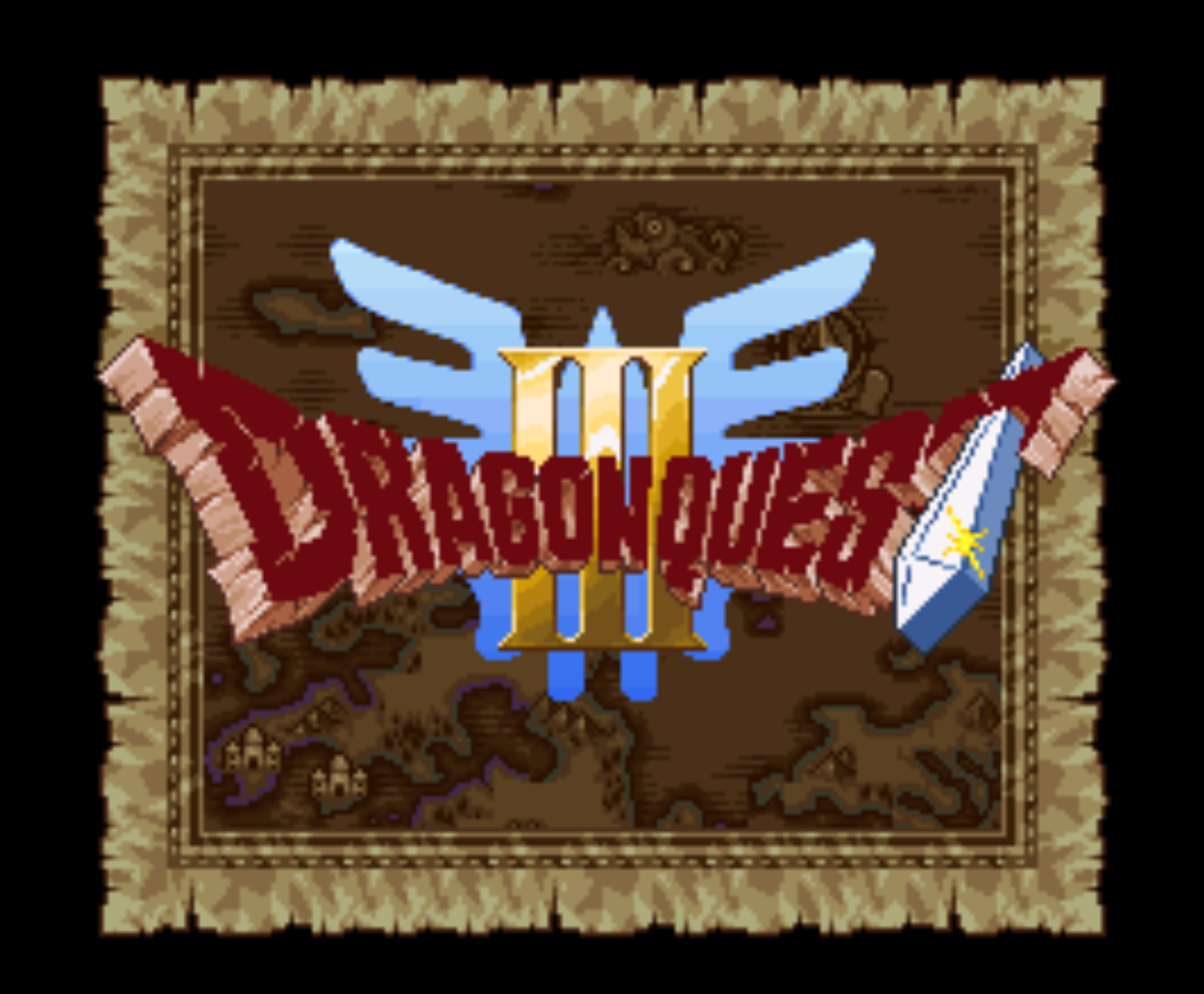 Dragon Quest III Title Screen